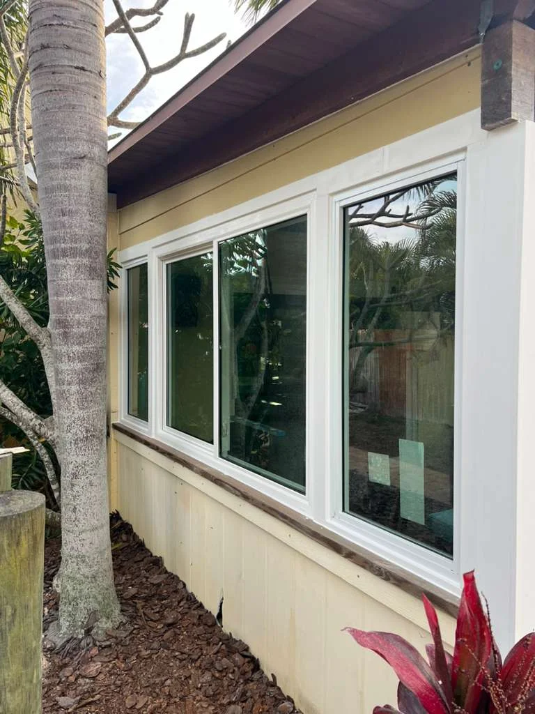 Impact Window with Garden View