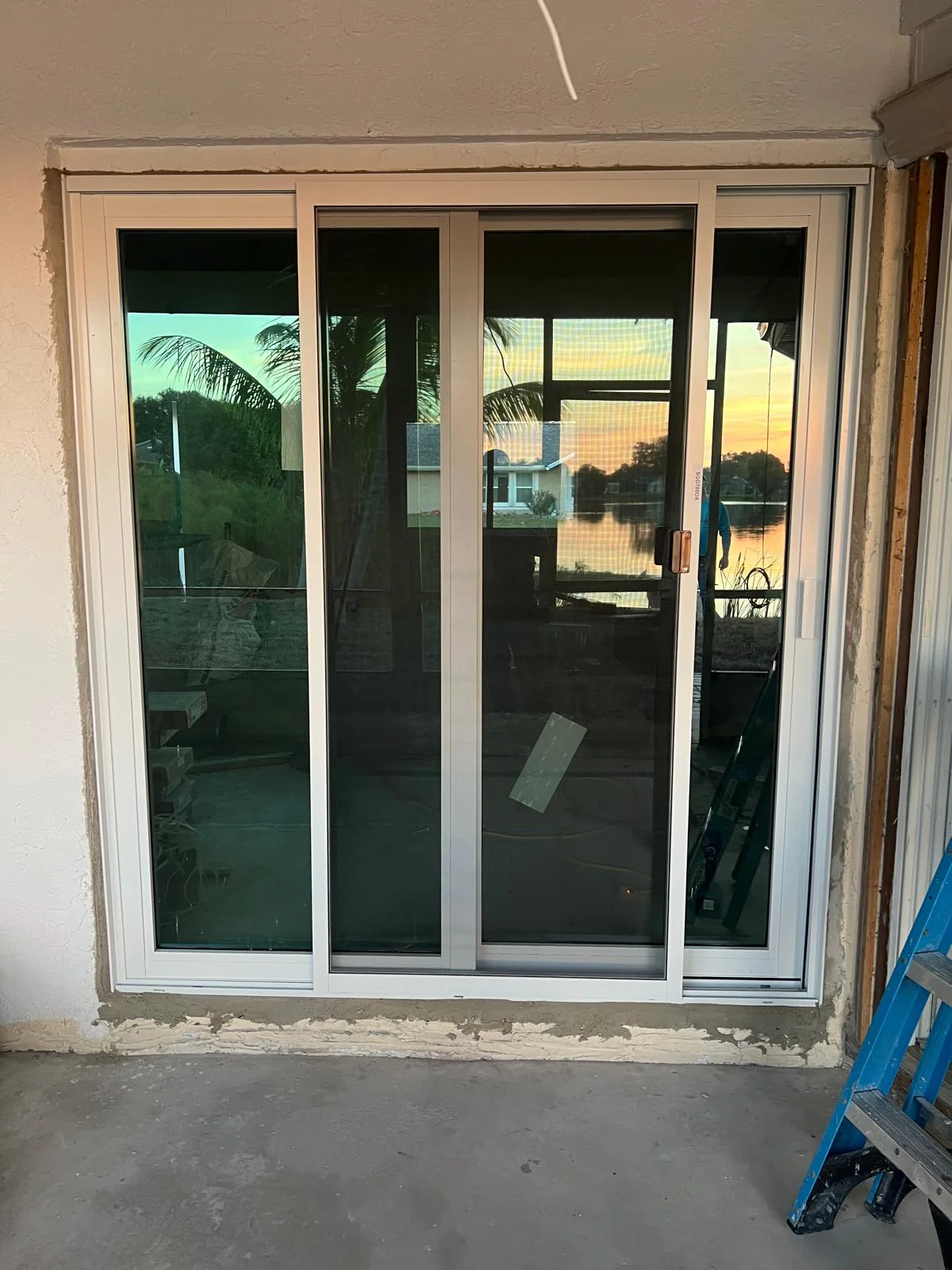 Triple Sliding Door Sunset View