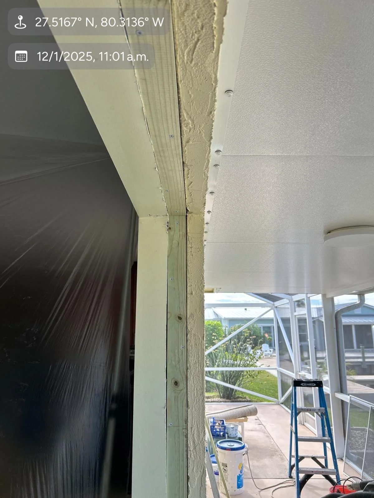 Impact Window Installation in Progress