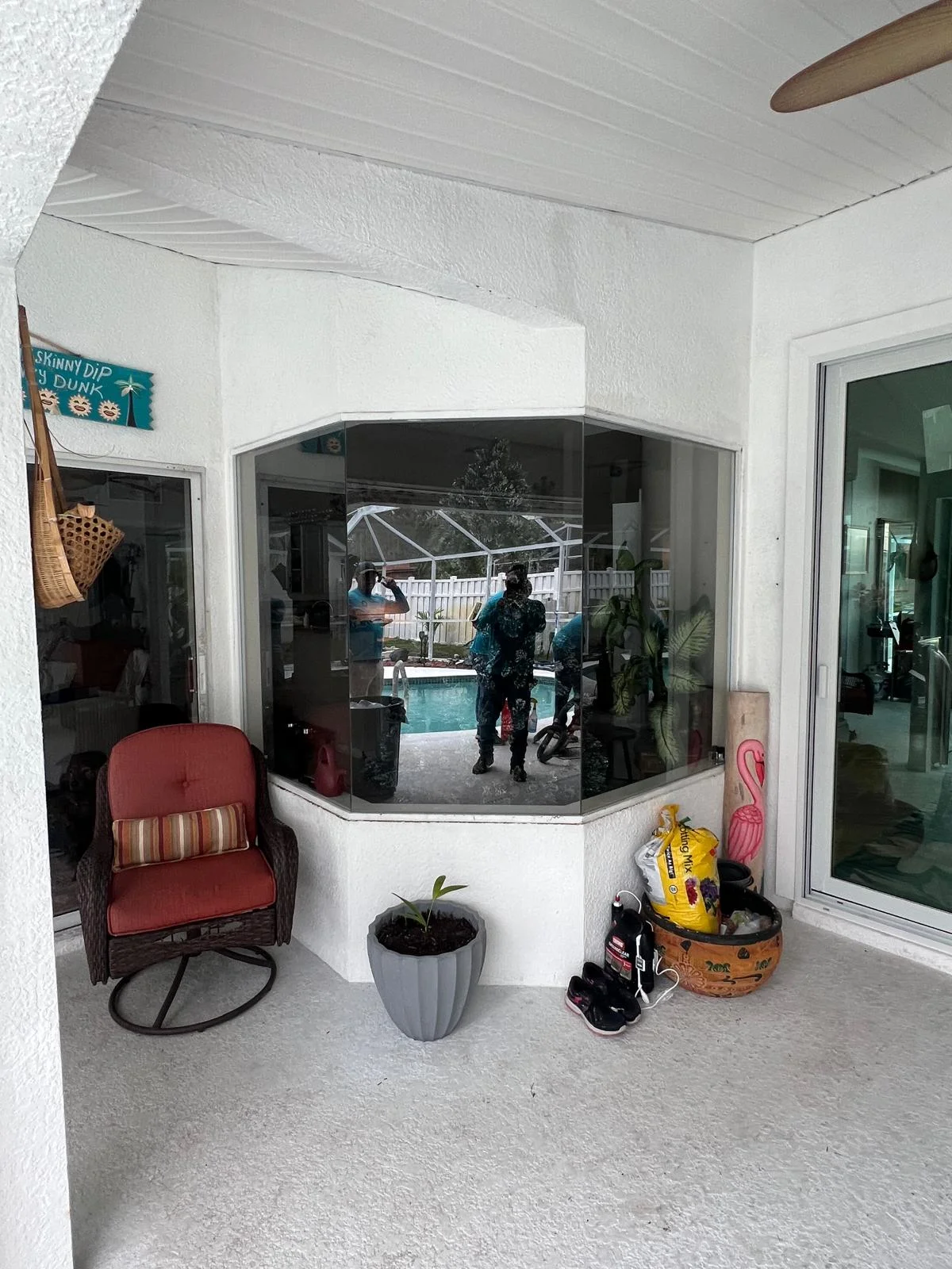 Corner Bay Window Installation