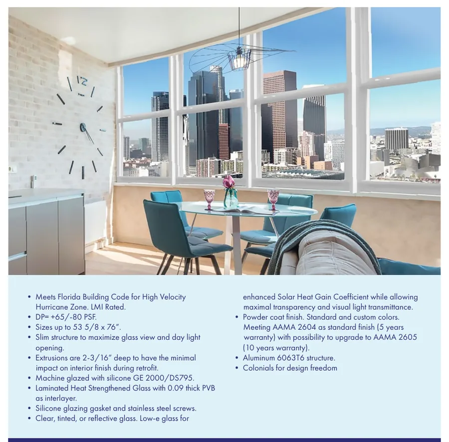 Mr. Glass MG-350 (SH) Single Hung Window β specifications